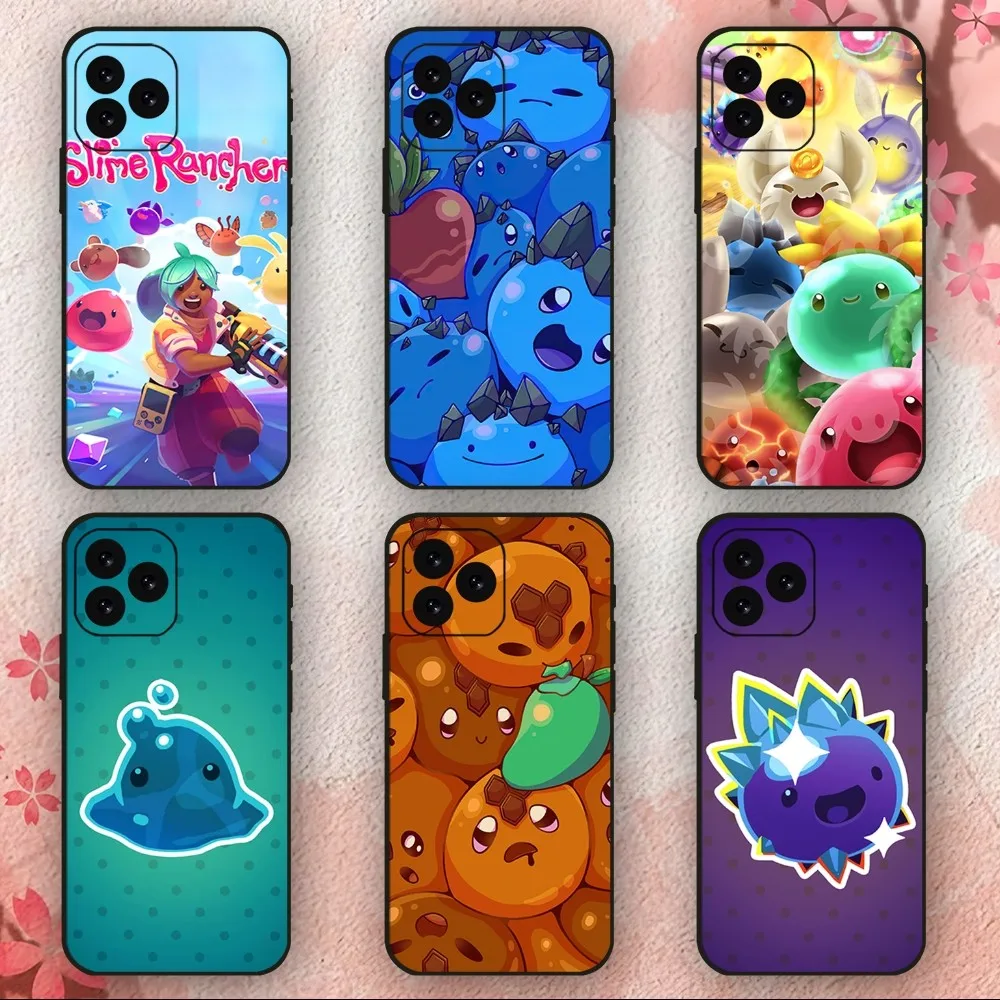 Game Fun S-Slime R-Rancher Phone Case For iPhone 11 12 13 14 15 Mini Plus Pro Xs Max X S Plus XR Shell