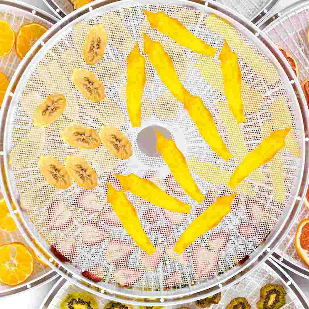 

10 шт., сушилка, дегидратор, сушилка для фруктов, пищевых продуктов, коврик, сетчатый силиконовый коврик для подкладки с отверстием