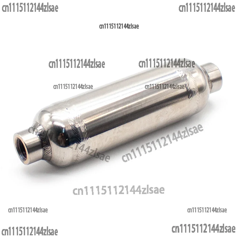 0.1L 304 Stainless Steel Air Storage Tank Small Vacuum Buffer Air Pressure Tank 1/4G Inlet Load Max 1.25MPA