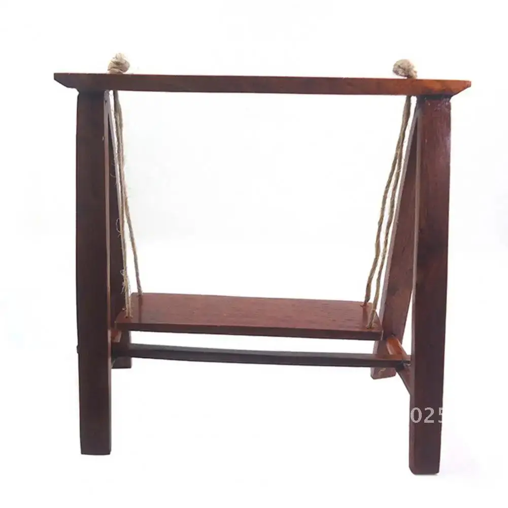 1/12 دمية صغيرة البستنة رائعة سوينغ لعبة مجسمة مشهد الحياة ديكور هدية