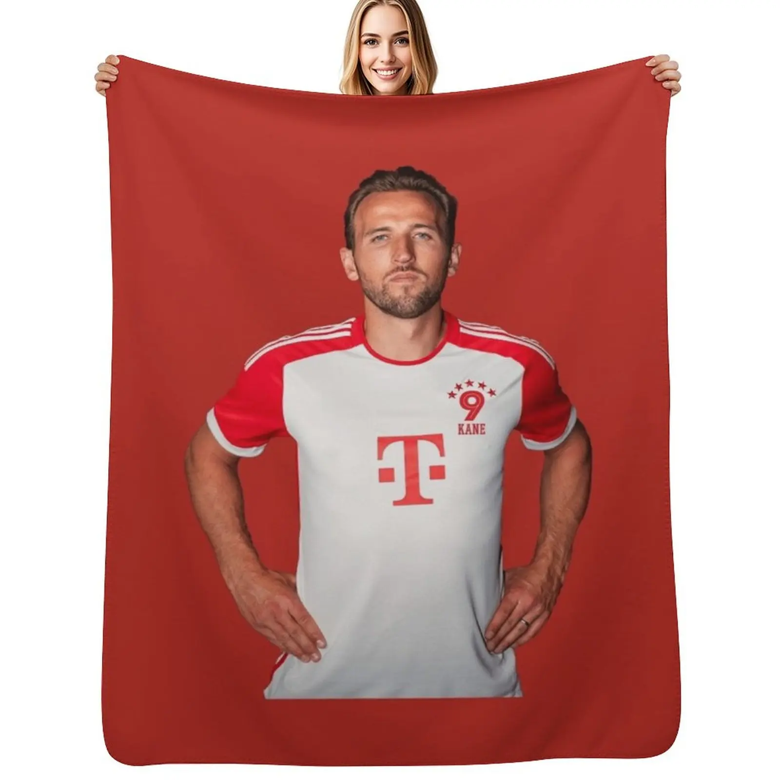 

Harry Kane 9 Bayern Throw Blanket Blankets For Sofas Polar Blankets
