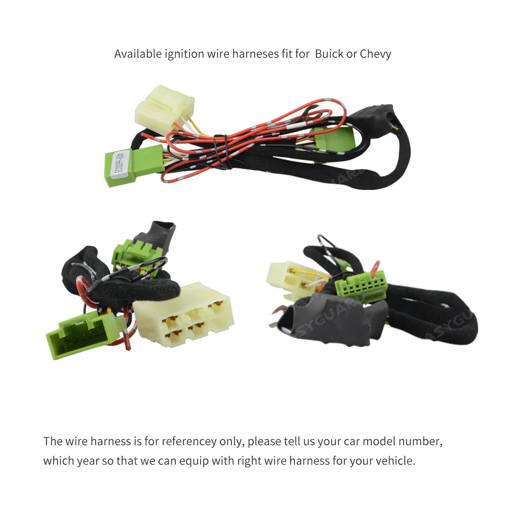 EASYGUARD مفتاح ذكي CAN BUS Pke Kit Keyles نظام الدخول إنذار السيارة عن بعد بدء التوصيل والتشغيل مناسب لسيارات بويك وشيفي
