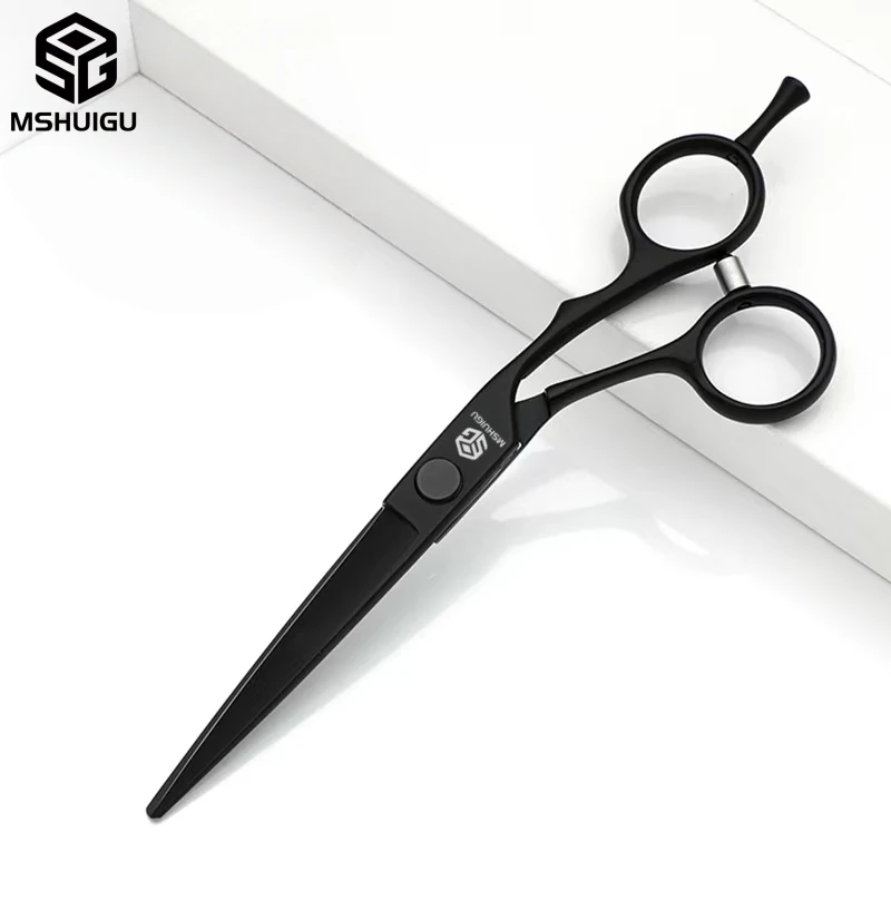 MSHUIGU Professionelle Friseurschere, 15,2 cm, multifunktionale Haarausdünnungsschere, japanischer VG10-Stahl, Salon-Haarwerkzeuge – Detail 5