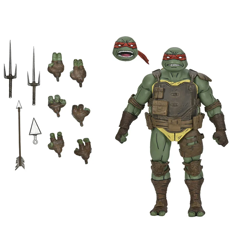 NECA 54317 Teenage Mutant Ninja Turtle The Last Ronin Ultimate Raphael Foot Soldiers Karai Action Figure 7-Inch PVC Model Toys