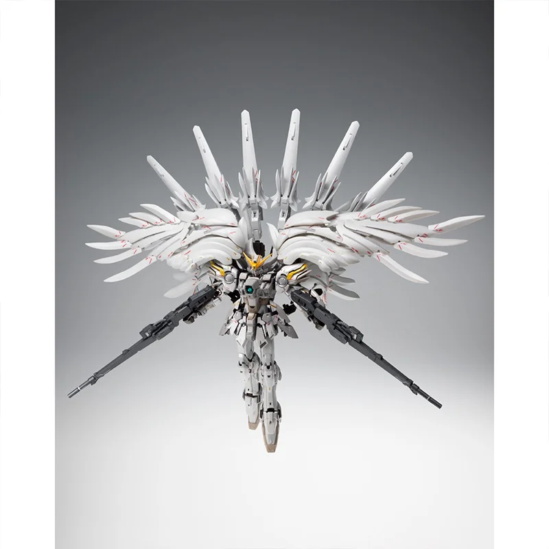 Bandai Gundam Fix Figuration Metal Composite Wing Gundam Snow White Prelude 18Cm Original Action Figure Model Toy Gift Collect