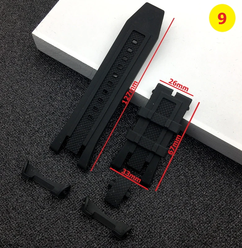 High quality Waterproof Silicone Rubber Watchband for Invicta strap Subaqua Man Noma Reserve Watch belt Sport Specific Lugs belt