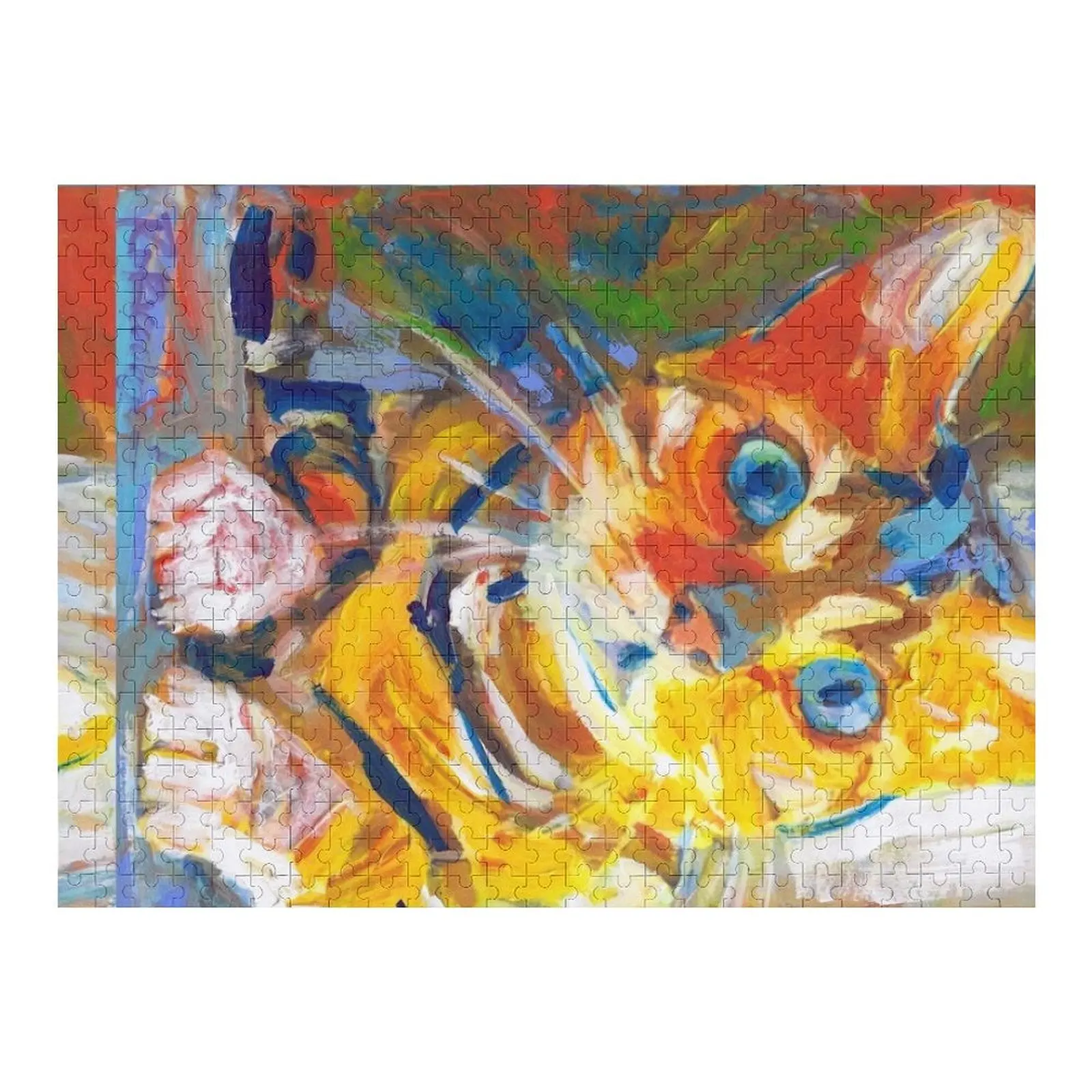 

Orange Cat Jigsaw Puzzle Jigsaw Pieces Adults Baby Toy Personalized Gift Personalized Baby Toy Puzzle