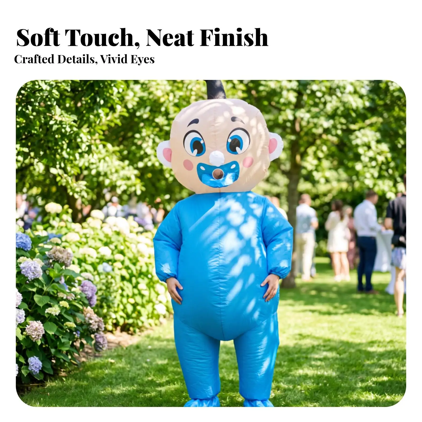 Halloween Inflatable Costume for Kids Cartoon Character Funny Party Suit Carnival Stage Performance Outfit with Full Body