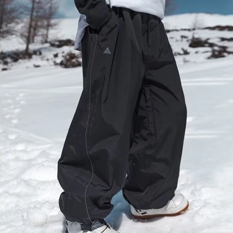 Ski Pant Loose-Fit Waterproof Wear-Resistant And Windproof Single Board Skiing For Men And Women Snowboarding Pants