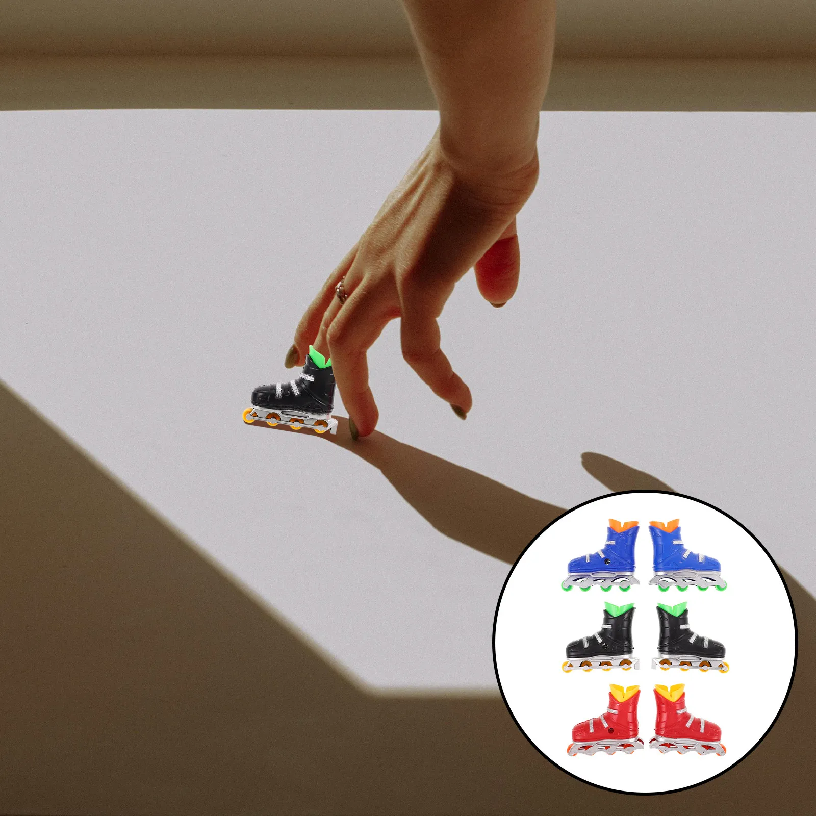 Mini Skateboard Fingerboards Set Small Finger Skates For Desk Entertainment Portable Fun Game Improve Coordination Birthday