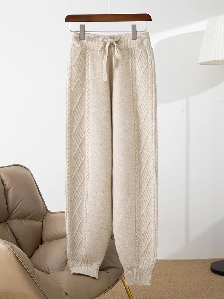 TLOML новые женские брюки из 100% мериносовой шерсти