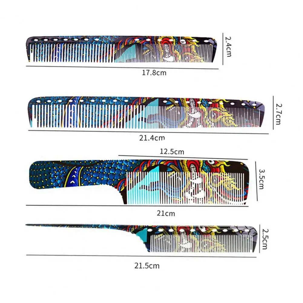 Reliable Styling Comb Eco-friendly Hairdressing Comb Eye-catching Wear-resistant Anti-static Portable Hairdressing Comb