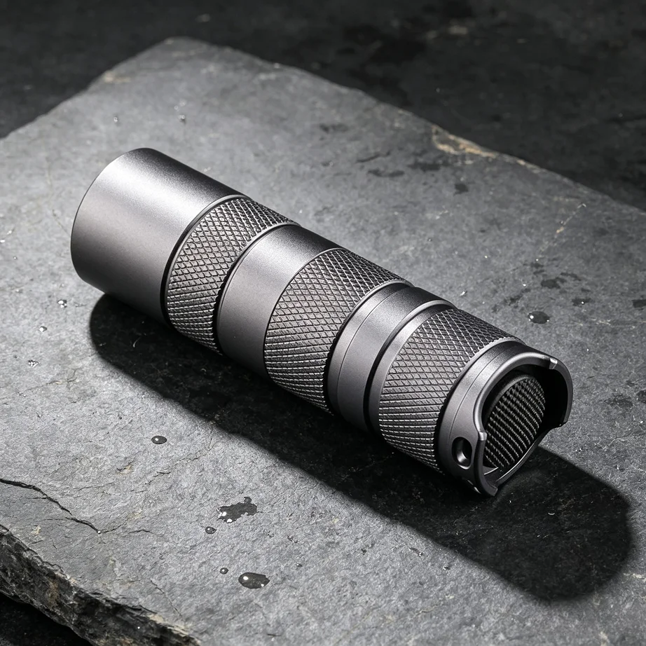 Mini Keychain LED Flashlight Convoy S2+ XML2 EDC Pocket Torch 18350/16340 Version Portable LED Lamp for Camping Emergency view 2