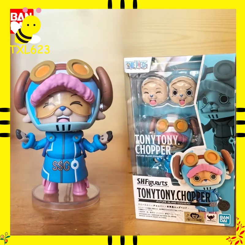 

One Piece S.H.Figuarts Tony Tony Chopper Future Island Egghead Фигурка Коллекционная модель игрушки в подарок Оригинальный Bandai