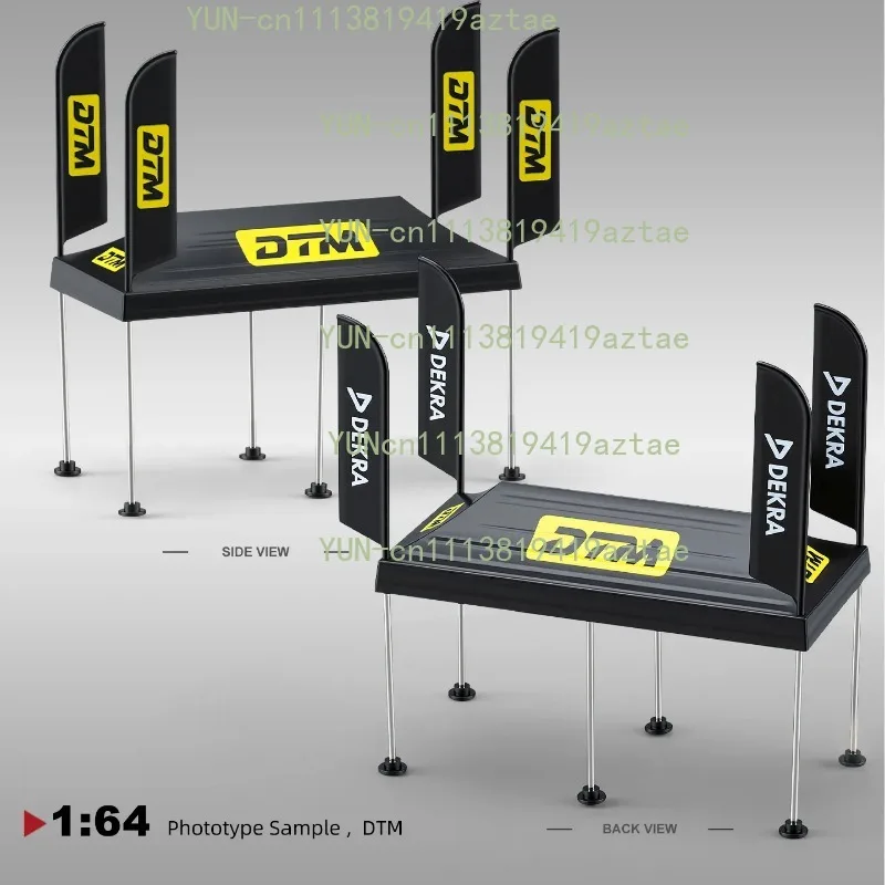 1:64 miniature dinosaur tent scene model set - suitable for MINIGT model cars - for the World Rally Championship