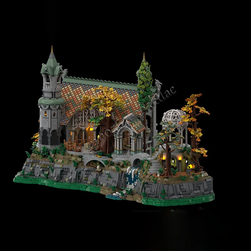 3640 pçs medieval requintado castelo modular blocos de construção retro arquitetura modelo exibição decoração brinquedo para criança montagem presente