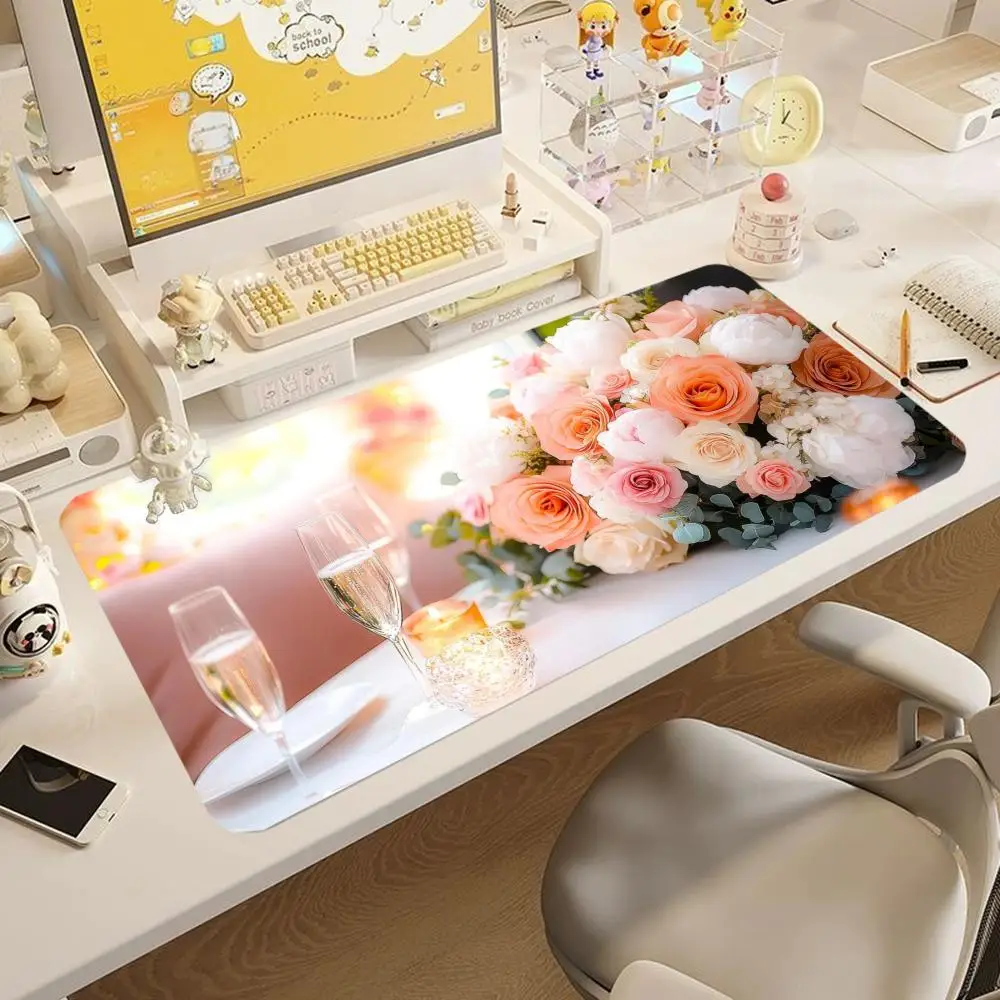 

Коврик для мыши Коврик для мыши очень большой индивидуальный цветок Высококачественный игровой коврик для киберспорта Красивый коврик для компьютерной клавиатуры