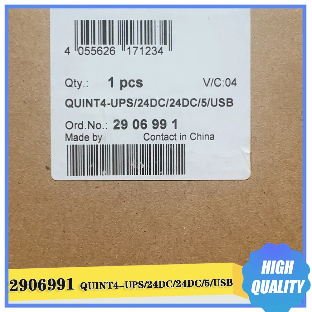 

2906991 QUINT4-UPS/24DC/24DC/5/USB UPS 24VDC/5A For Phoenix Uninterruptible Power Supply