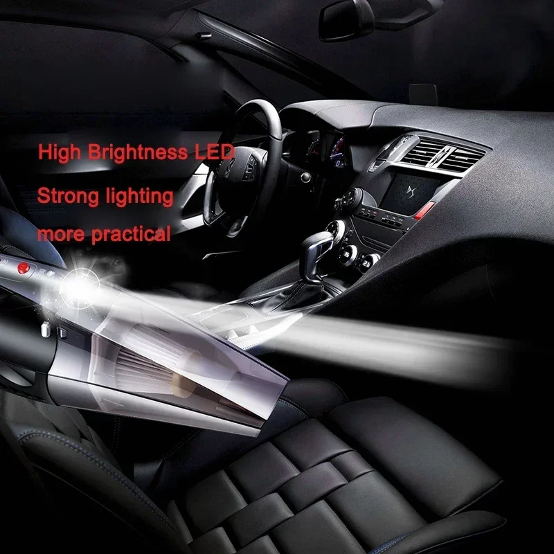 Home Electric Multifunctional Vehicle Wet And Dry Vacuum Cleaner 120W High Power Car Vacuum Cleaner