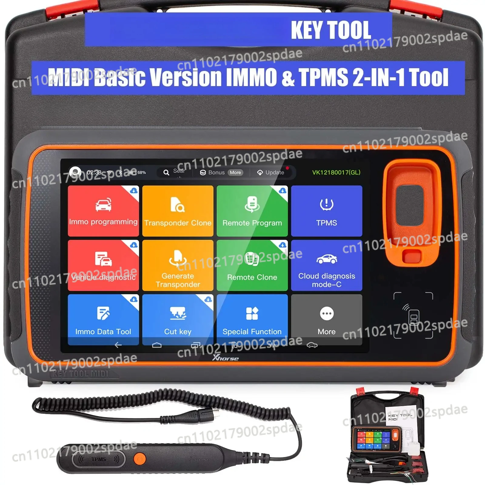Key Tool MIDI with IMMO and TPMS Function Advanced Version