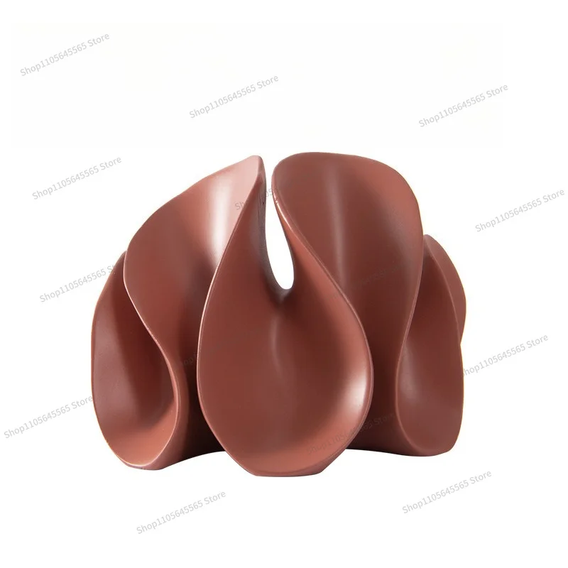 For Modern Minimalist Geometric Wave Shaped Creative Soft Decoration Ornament