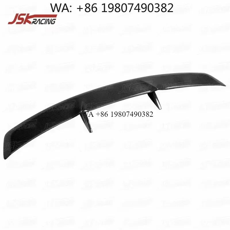 Wmwmnu Carbon Fiber Rear Spoiler Wing Trunk Lip for 488 GTB Spider 2015 2016 2017 Car Styling Accessories Black