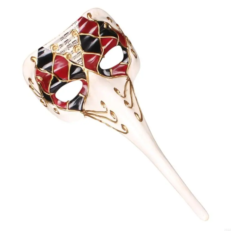 39BB maskarada maska ​​imprezowa Maska Długa Full Face Mask Maska na Boże Narodzenie