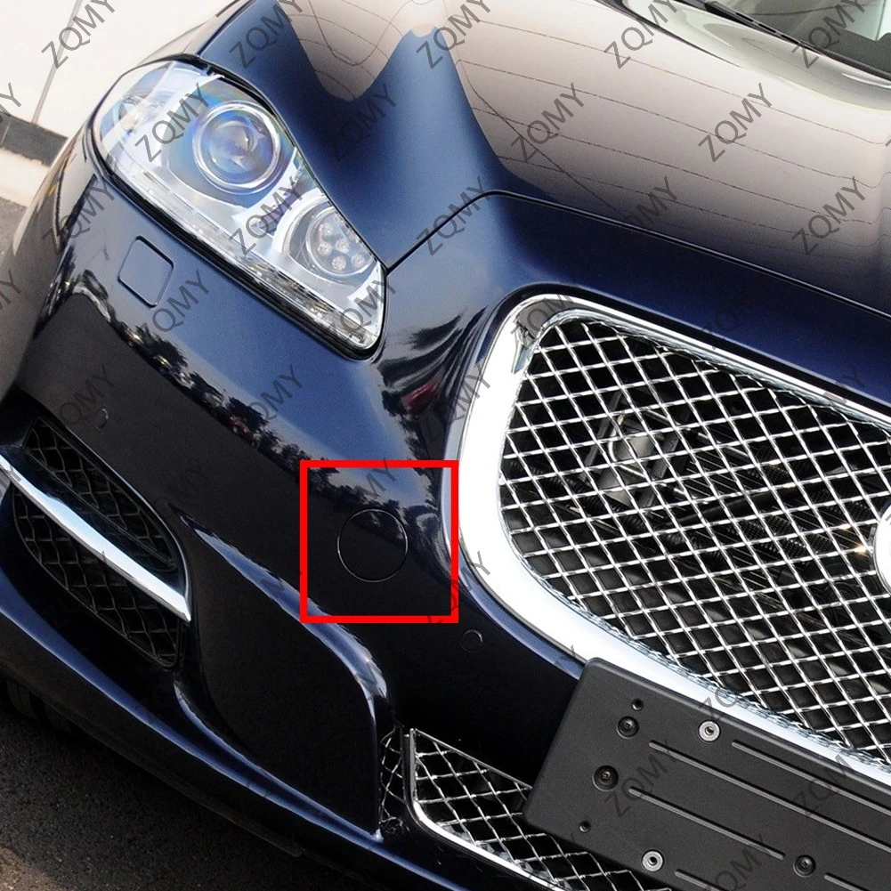 1pcs Car Front Bumper Trailer Hole Cover C2D5378XXX For Jaguar XJ 2010 2011 2012 2013 2014 2015 2016 2017 2018 2019