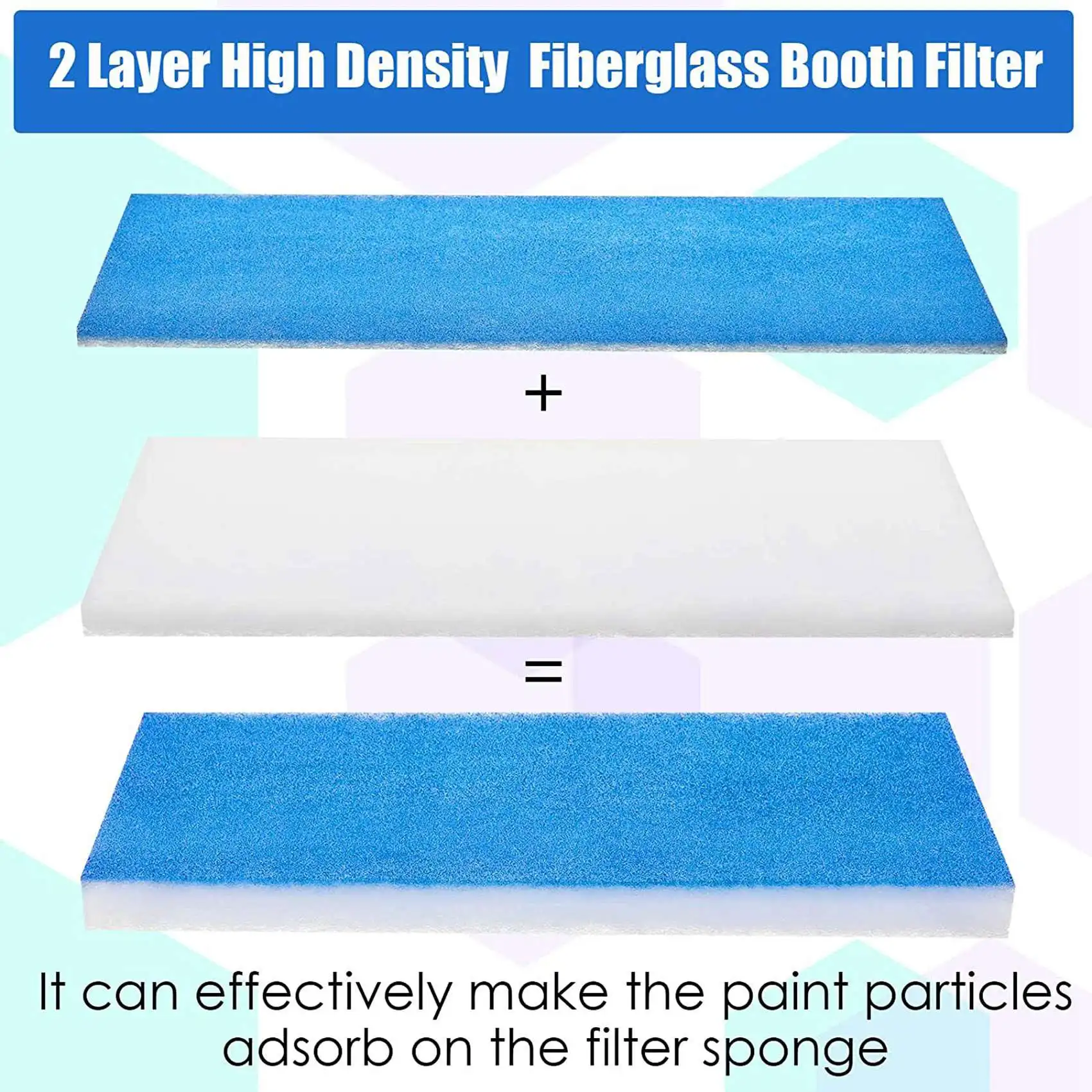 Комплект фильтров для аэрографии, комплект распылительных фильтров для кабины Master/Paasche/Sky Enterprise/Airhobby, 1 шт.