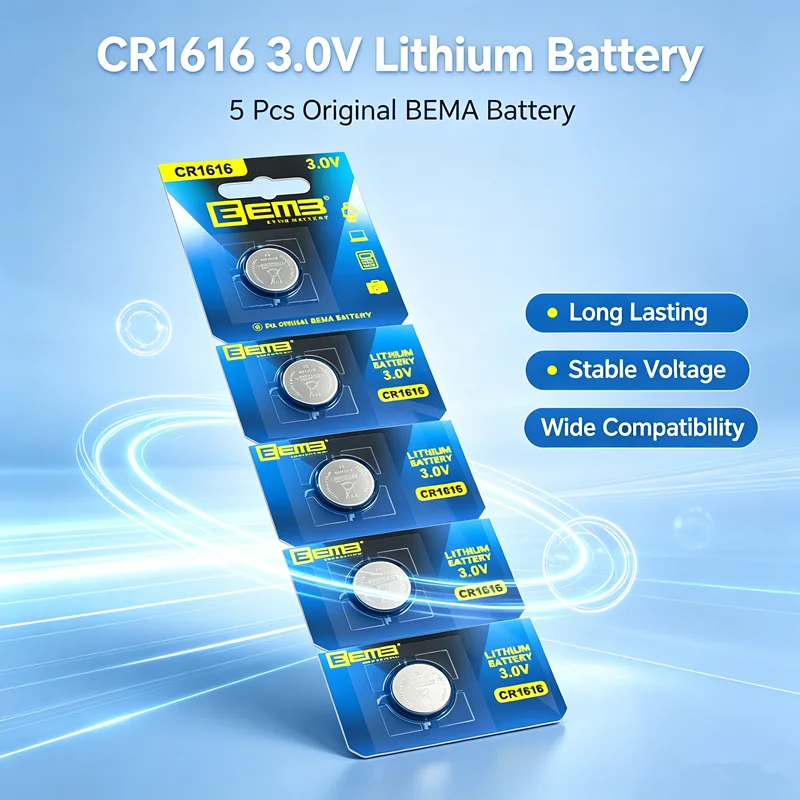 EEMB CR1616 3V 50mAh Lithium Coin Cell Battery Non-Rechargeable 10/20/50PCS for Watch Calculator Remote Control Hearing Aid