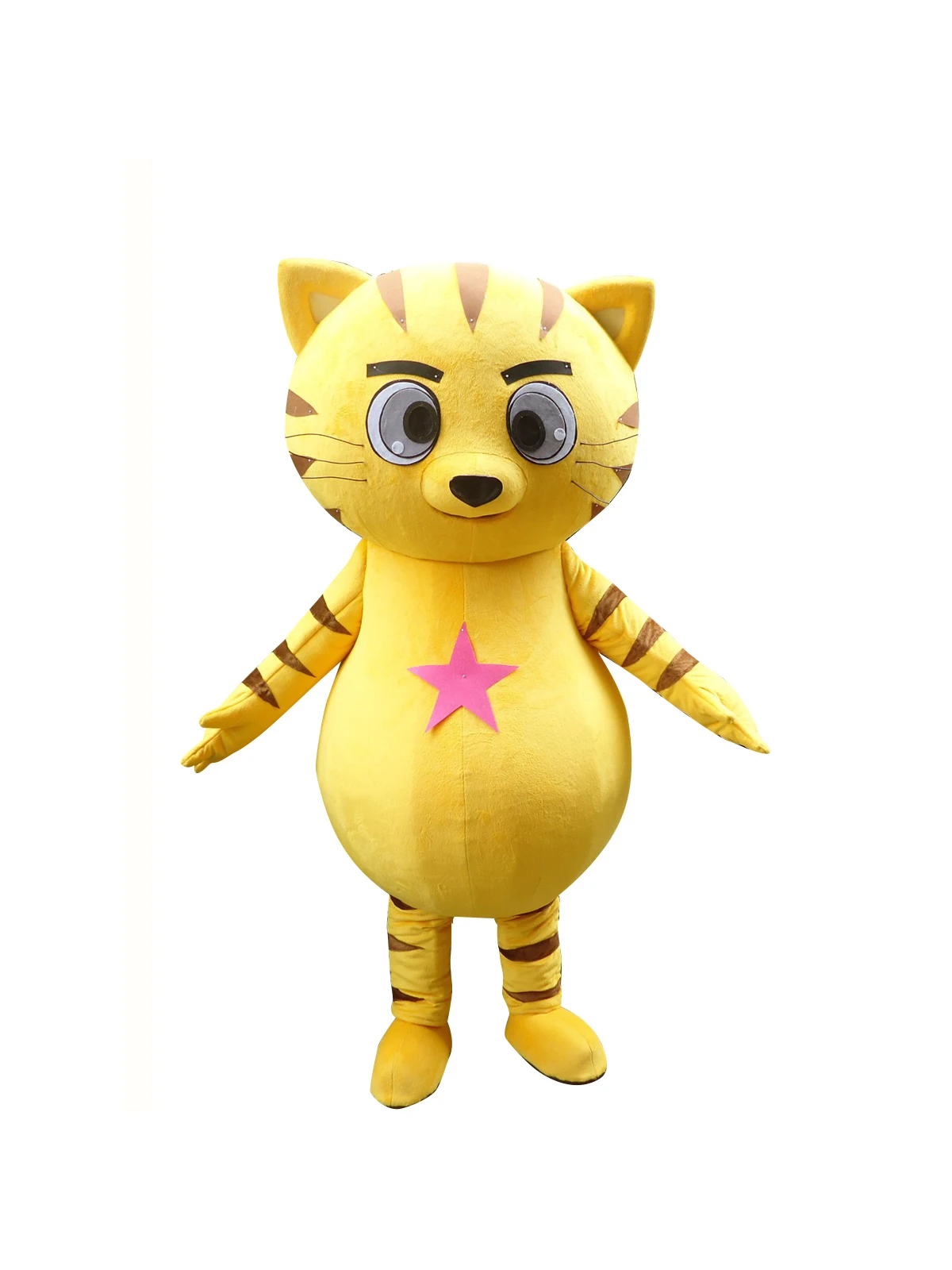 Cat Halloween Mascot Costume Fancy Dress Cosplay Outfit