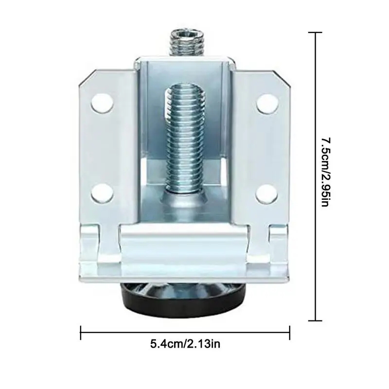 Furniture Legs Levelers Heavy Duty Leveling Feet With Anti Slip Pad For Tables Cabinets Furniture Mat Screw-in Floor Protector