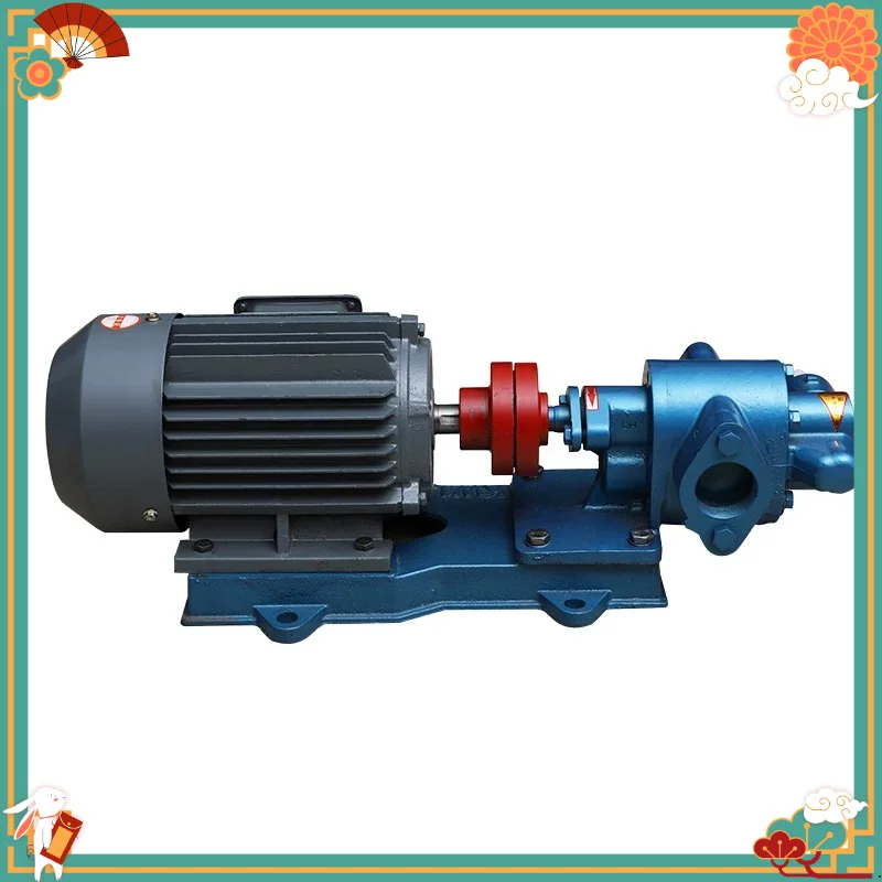 High temperature resistant gear pump oil pump head KCB18.3/83.3 sealed oil lubrication booster alloy gear oil pump