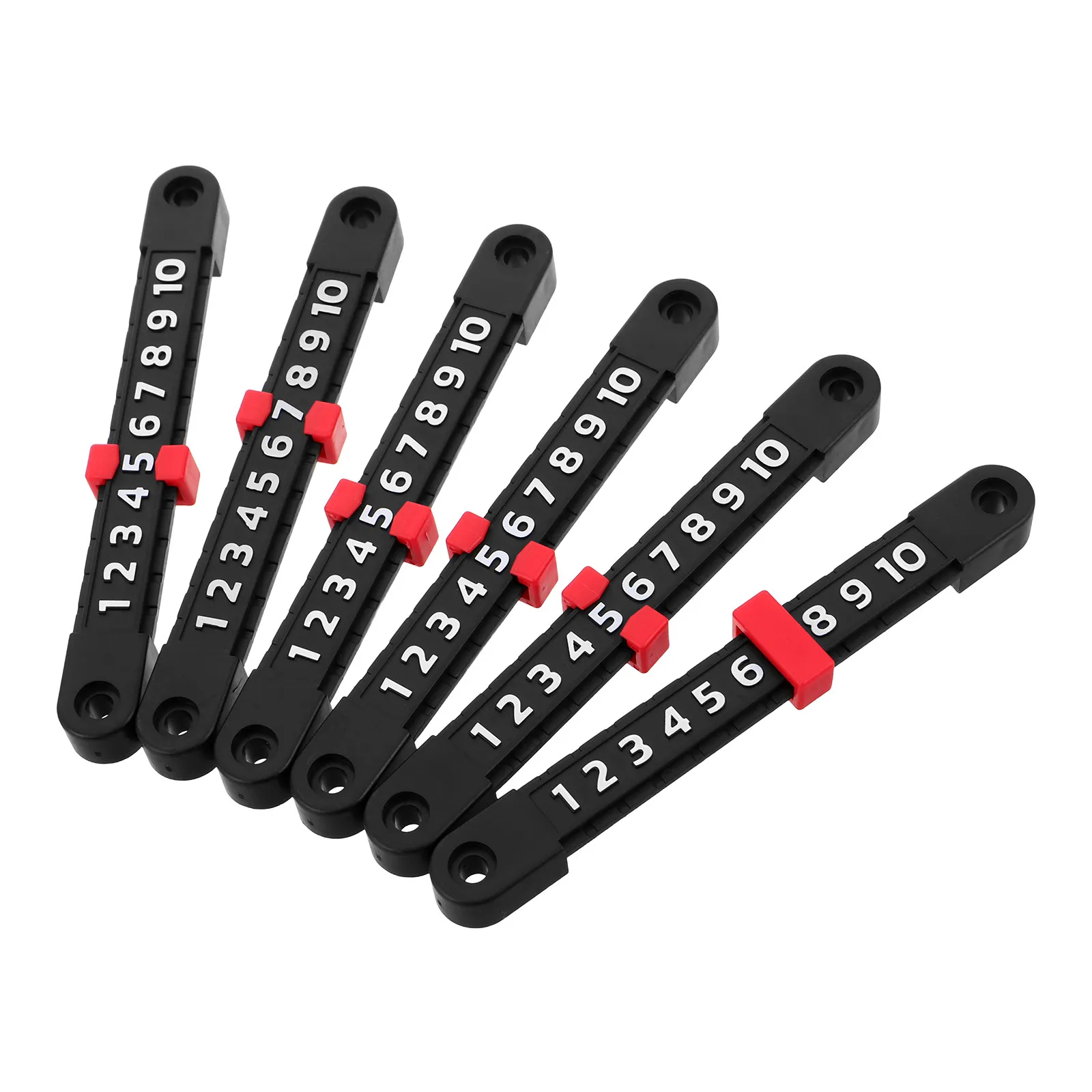 Foosball Score Counters 6 Piece Set Plastic Table Football Goal Trackers Home Office Game Accessories