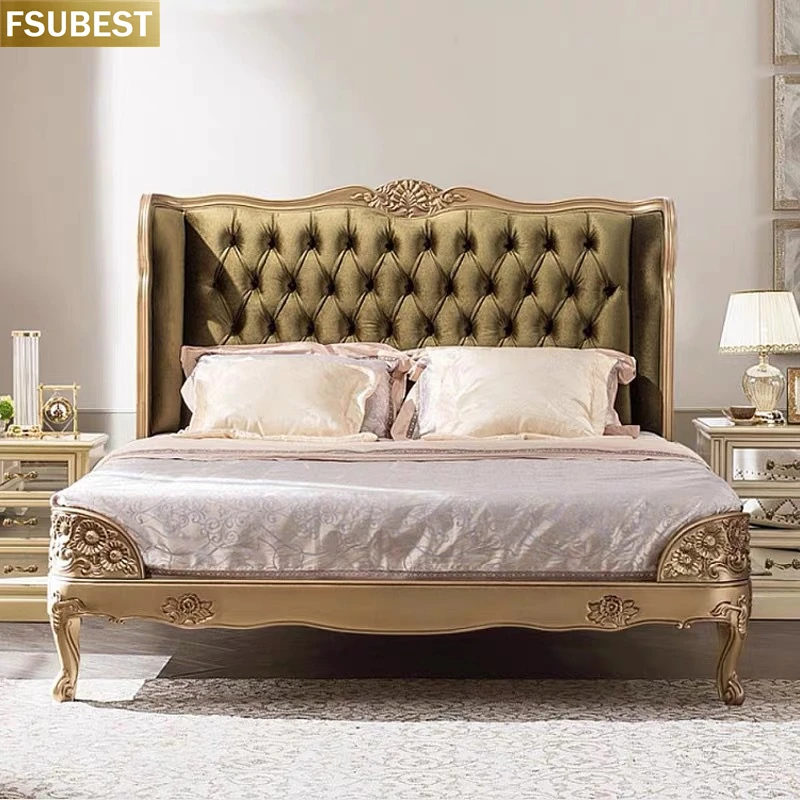 Velvet Double Bed Frame Luxury Bed Frame Lit Cama Yatak Letto Letti Bedden Bedroom Furniture Cadre De Twin Set Madera Muebles