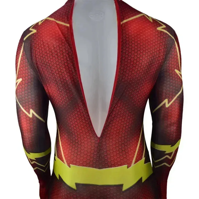 Barry Allen Cosplay Jumpsuit mask Flash Costume Adult Bodysuit Uniform TV Series Tights and Mask Halloween Carnival Costumes