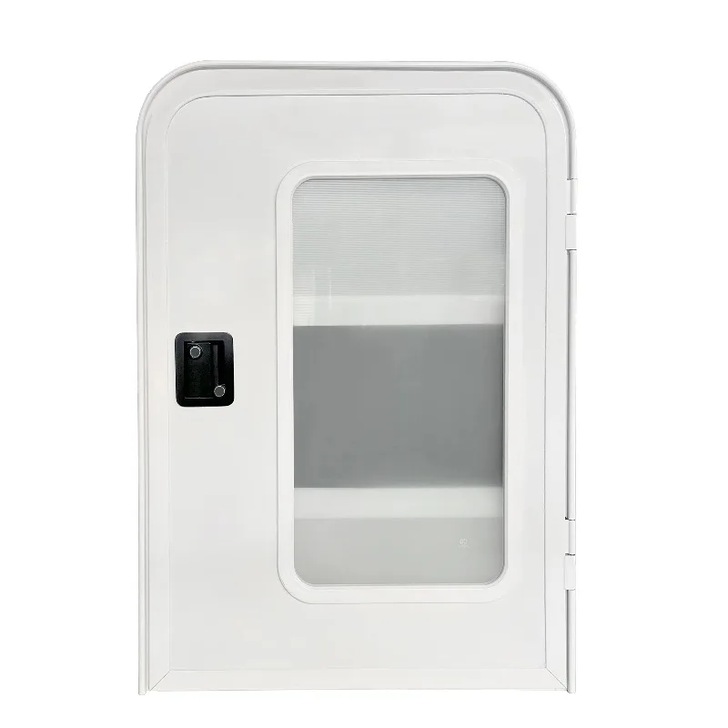 

square Corner Motorhome Accessories Door caravan Door Rv Accessories Camper Accessories Free Door Pleated Blinds Acrylic Window