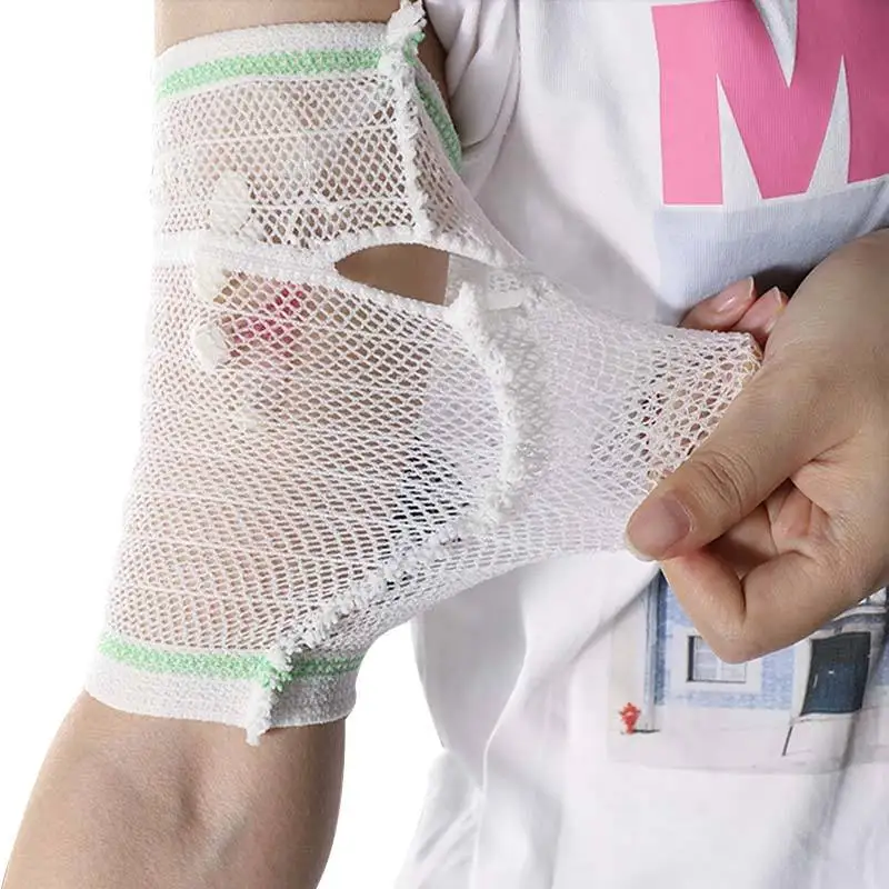 1Pc Medical Mesh Nursing Tube Protection PICC Sleeve Breathable Elastic Catheter Indwelling Needle Fixation Line Arm Sheath