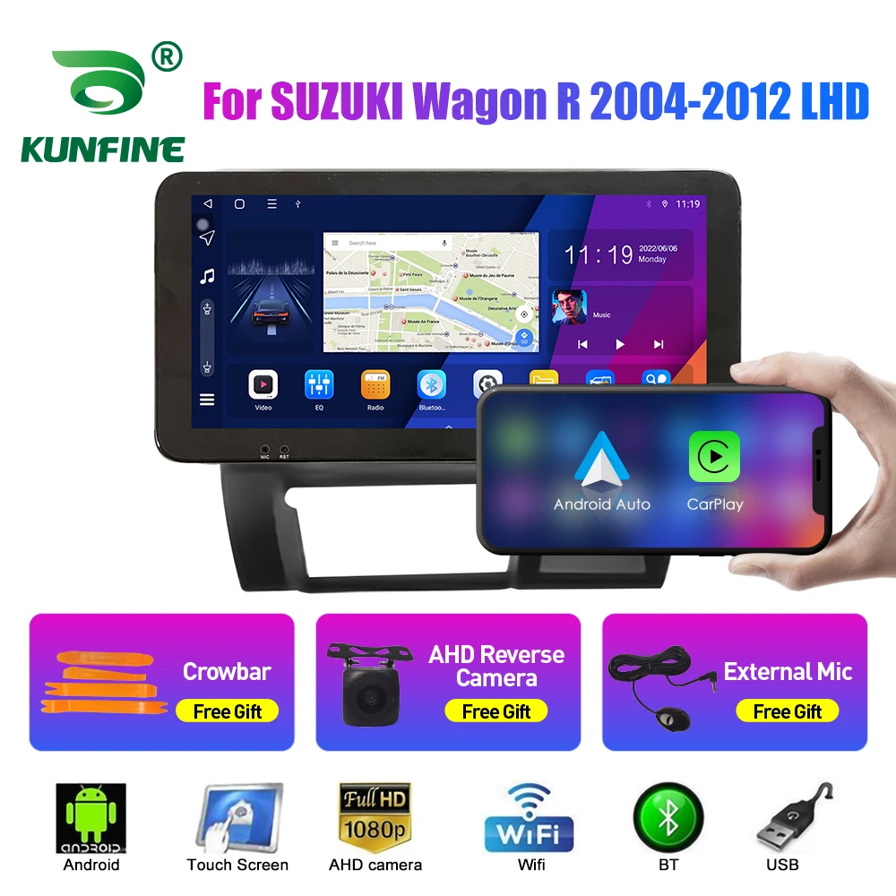 2Din Android Car Radio For SUZUKI Wagon R 2004-2012 LHD Multimedia Video Player GPS Navigation Stereo Audio Head Unit Carplay 4G