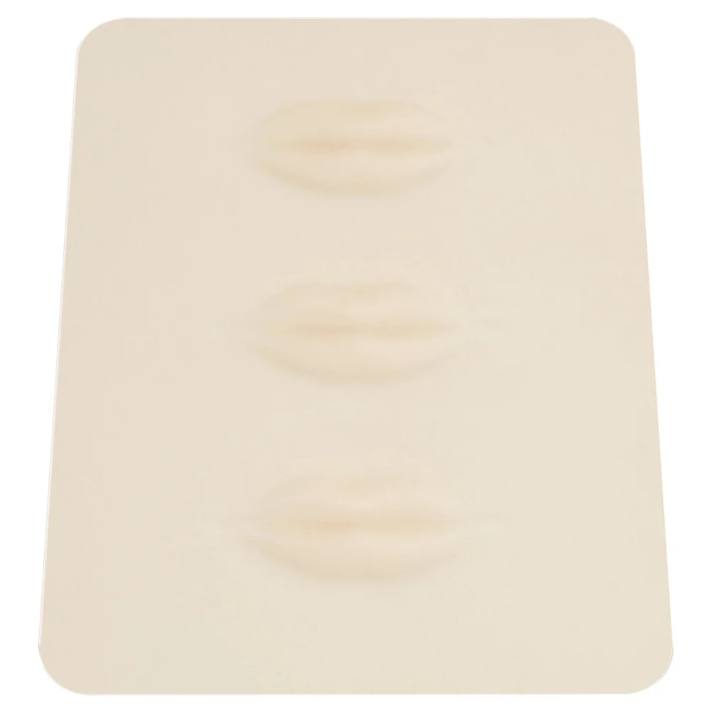 

Lip Tattoo Practice Skin Silicone Microblading Training Sheet for Tattooing Practice and Makeup Lip Tattoos Skin