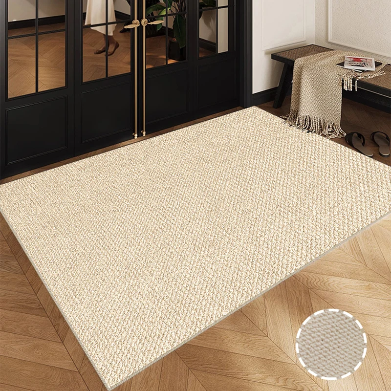 Home floor mat, anti cat scratch and anti slip door mat at the entrance, household dirt resistant foot mat, can cut carpet