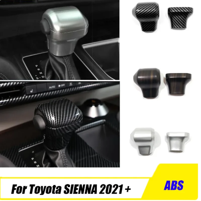 

For Toyota Sienna 2021 2022 2023 Gear Shift Knob Head Cover Speed Gear Head Control Trim Car Interior Accessories Decoration