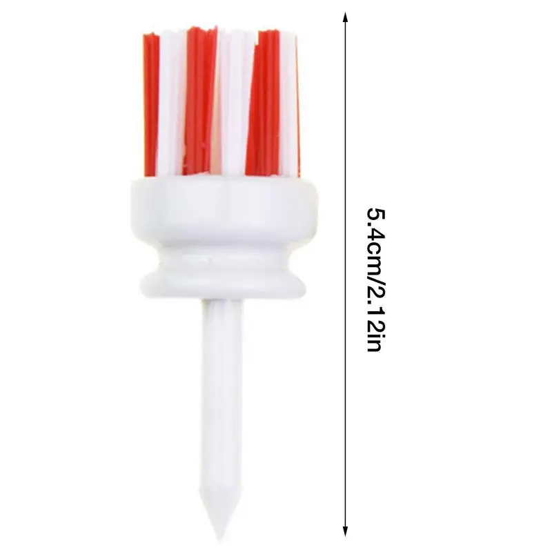 Plastic Unbreakable Golf Tees Brush, Tee de suporte para Longball Base, baixa fricção, mais distância, altura diferente Tee, 54mm, 70mm, 83mm, 1Pc