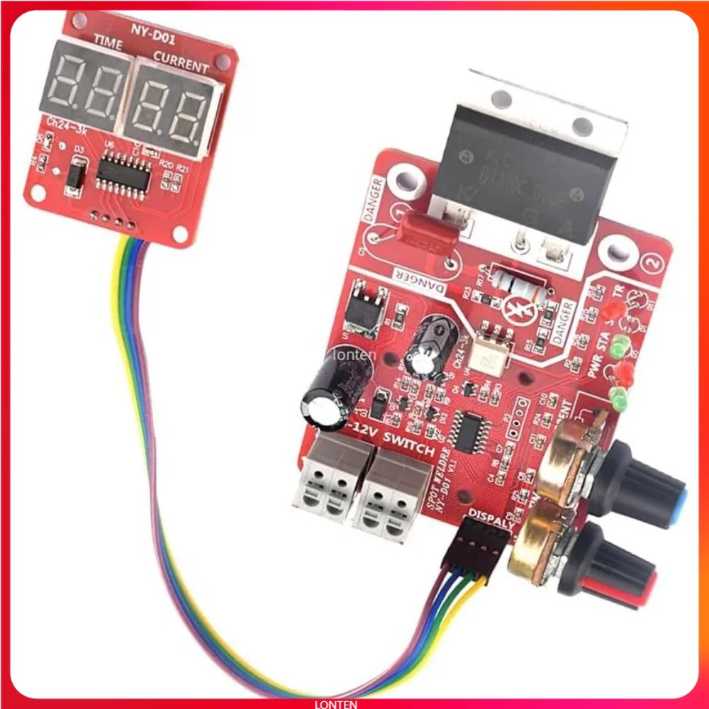 

1Pc Spot Welder Machine Time Control Board Current Digital Display DIY Controller Board 100A NY-D01 LT-SJ0121