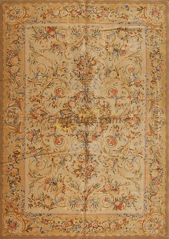 A Nice Savonnerie Style French Rug Embroidered Bedroom Carpet Carpets Square Carpet Museum Wool Knitting Carpets