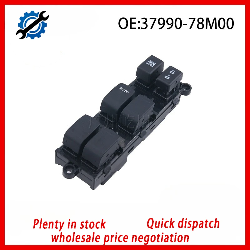 37990-78M00 For Suzuki Alivio Vitara Esirsun LHD Front Left Driver Side Window Lifter Master Switch Contral Button Auto