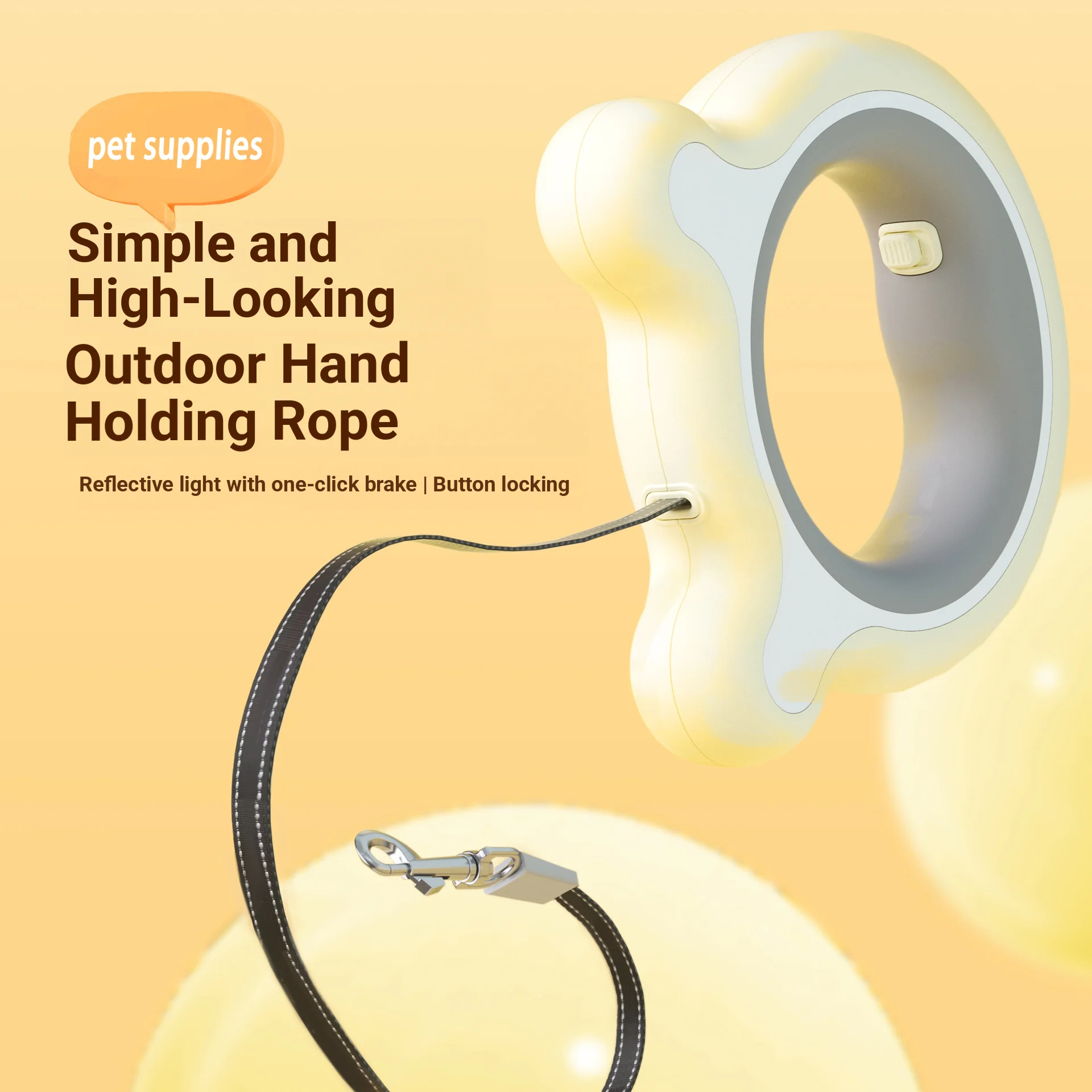 

2026 New Automatic Retractable Dog Leash with LED Light & Flashlight, Adjustable Pet Traction Rope, Comfortable Anti-Slip Dog Wa