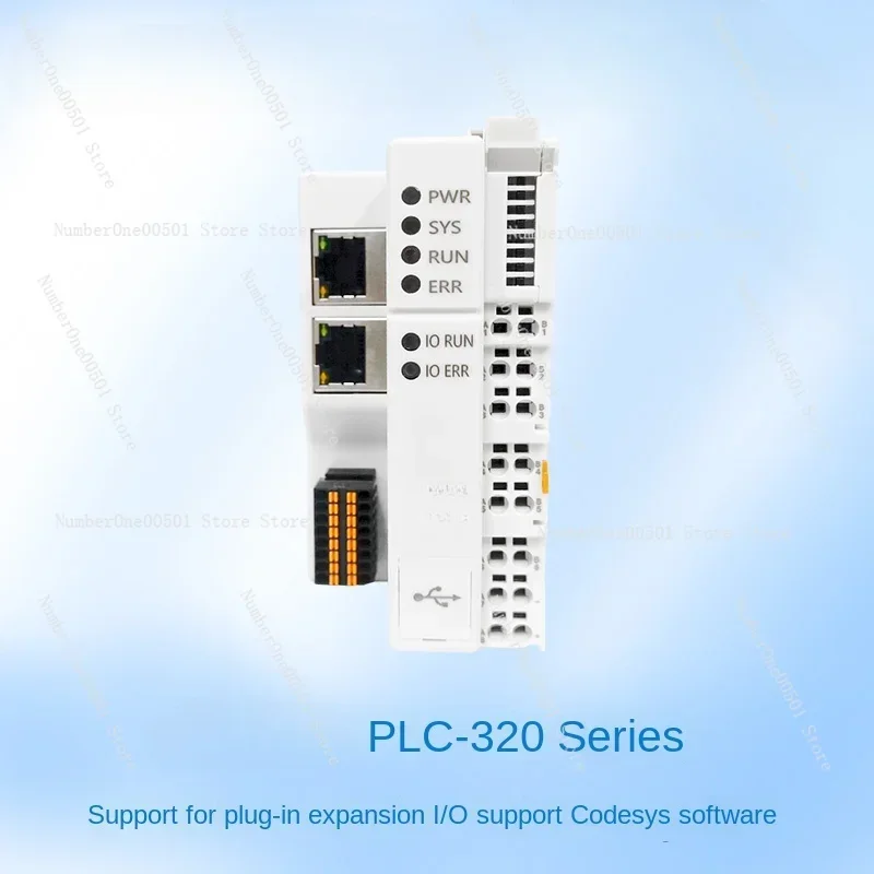 PLC controller programmable expandable 16-way IO module with input and output support codesys