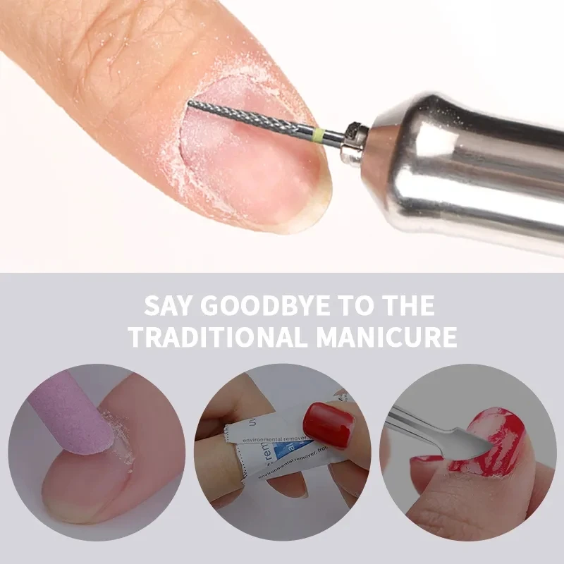 1 قطعة مظلة إهاب كربيد مسمار مثقاب الخشب 3/32 "الدوارة التنغستن الصلب لدغ قاطعة المطحنة ل مانيكير الأظافر اكسسوارات أداة #5