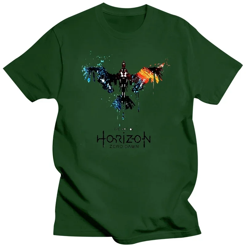 Horizon Zero Dawn White T Shirt men clothing harajuku graphic t shirts tshirt streetwear oversized t shirt t-shirts